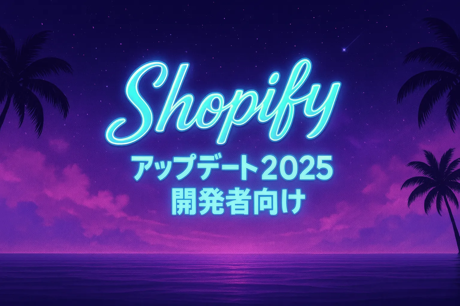shopify アップデート 開発者向け