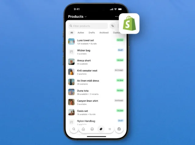 shopify 画面