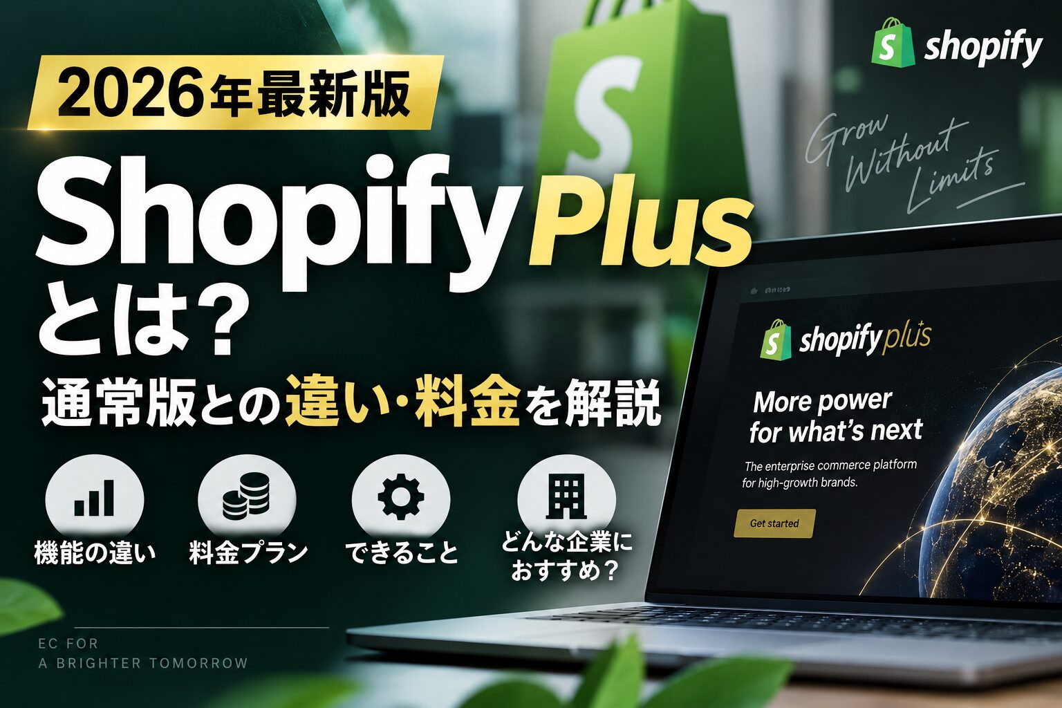 Shopify Plusとは?記事サムネイル