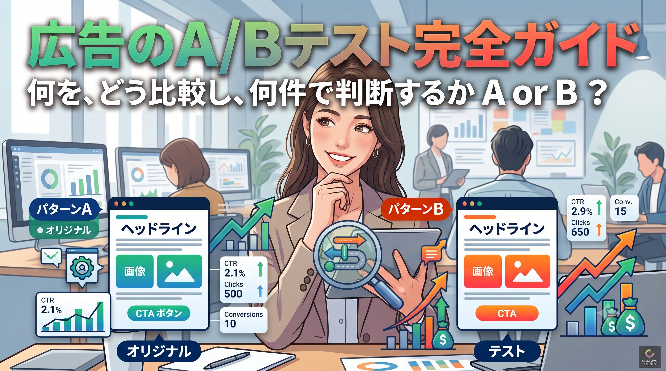 広告のA/Bテスト完全ガイド|やり方・比較設計・判断基準まで