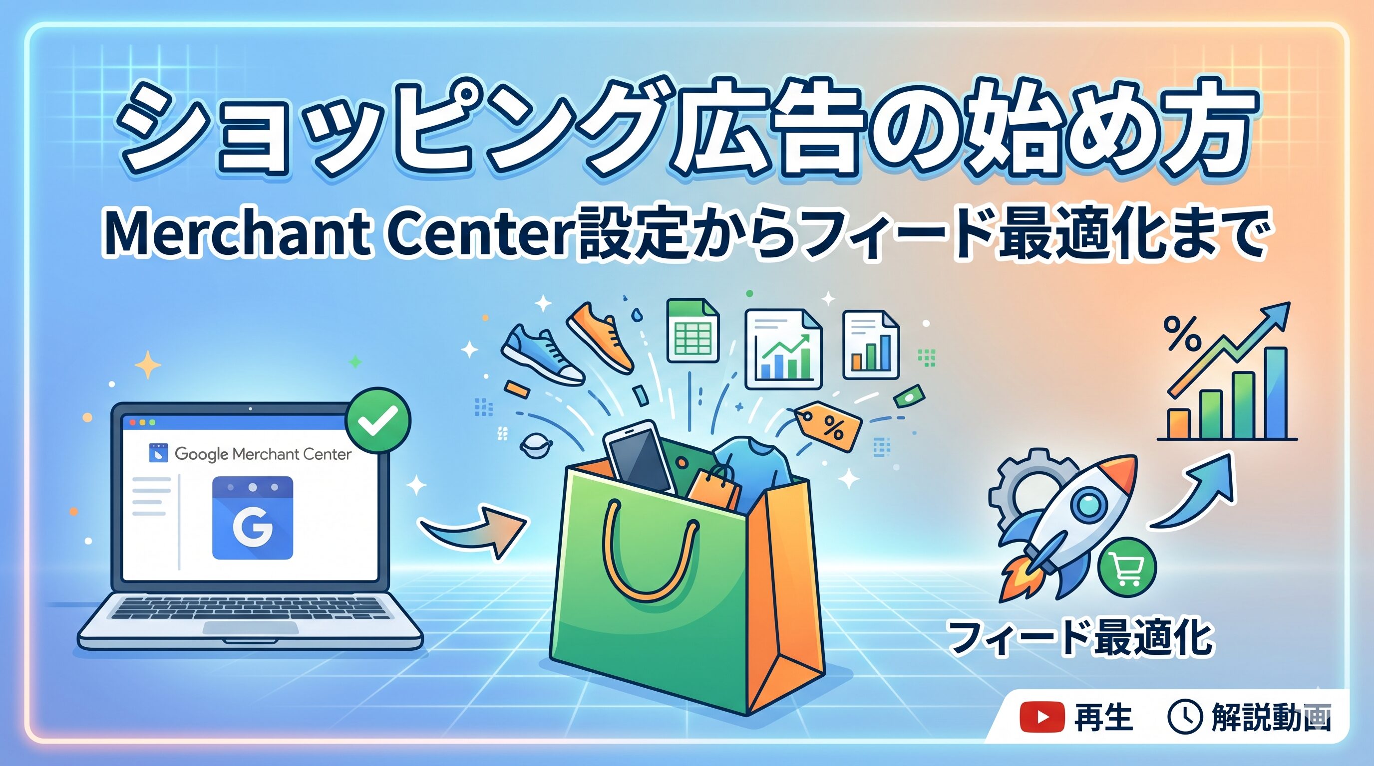 ショッピング広告の始め方|Merchant Centerの設定からフィード最適化まで