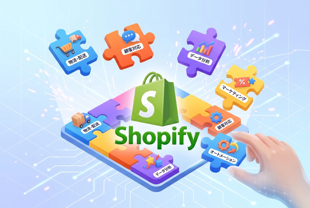 Shopifyアプリは、標準機能にない機能を足す拡張機能