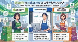 Shopify vs MakeShop vs カラーミー比較｜日本向けECの最適解