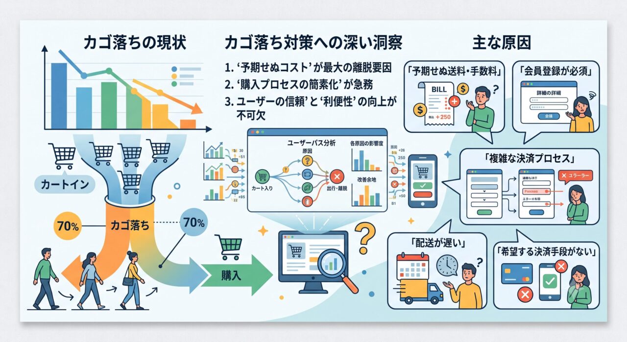 カゴ落ちの現状と原因を把握する