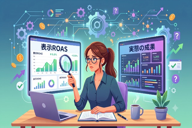 改善の前に表示ROASが実態と合っているか確かめる