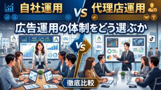 自社運用 vs 代理店運用|広告運用の体制をどう選ぶか
