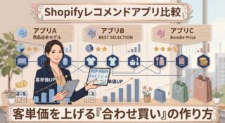 Shopifyレコメンドアプリ比較｜客単価を上げる「合わせ買い」の作り方