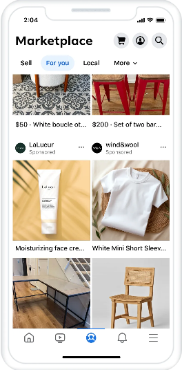 Facebook Marketplaceの画像