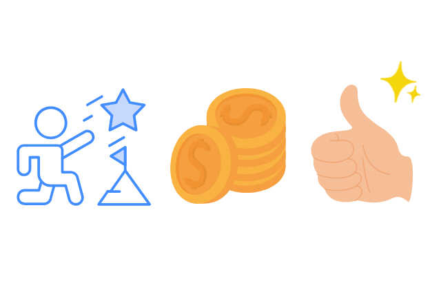 目的・料金・できることの抽象イメージ